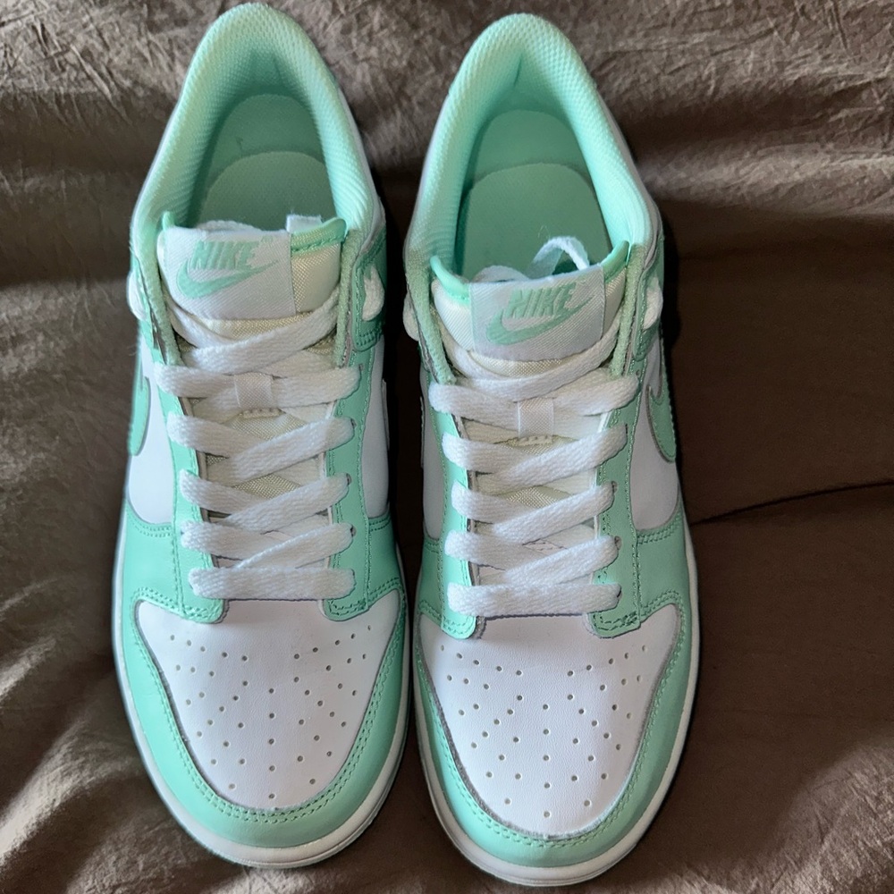Nike Dunk Lows Green Glow